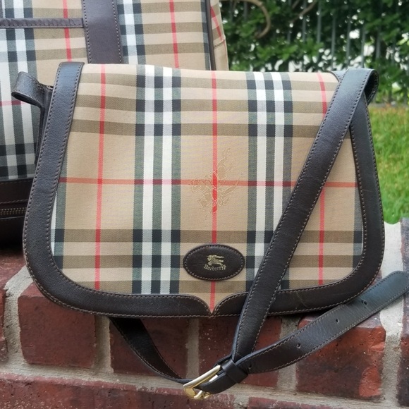 Vintage BURBERRY Shoulder Bag Logo Nova
Check Canvas Authentic - Picture 1 of 15